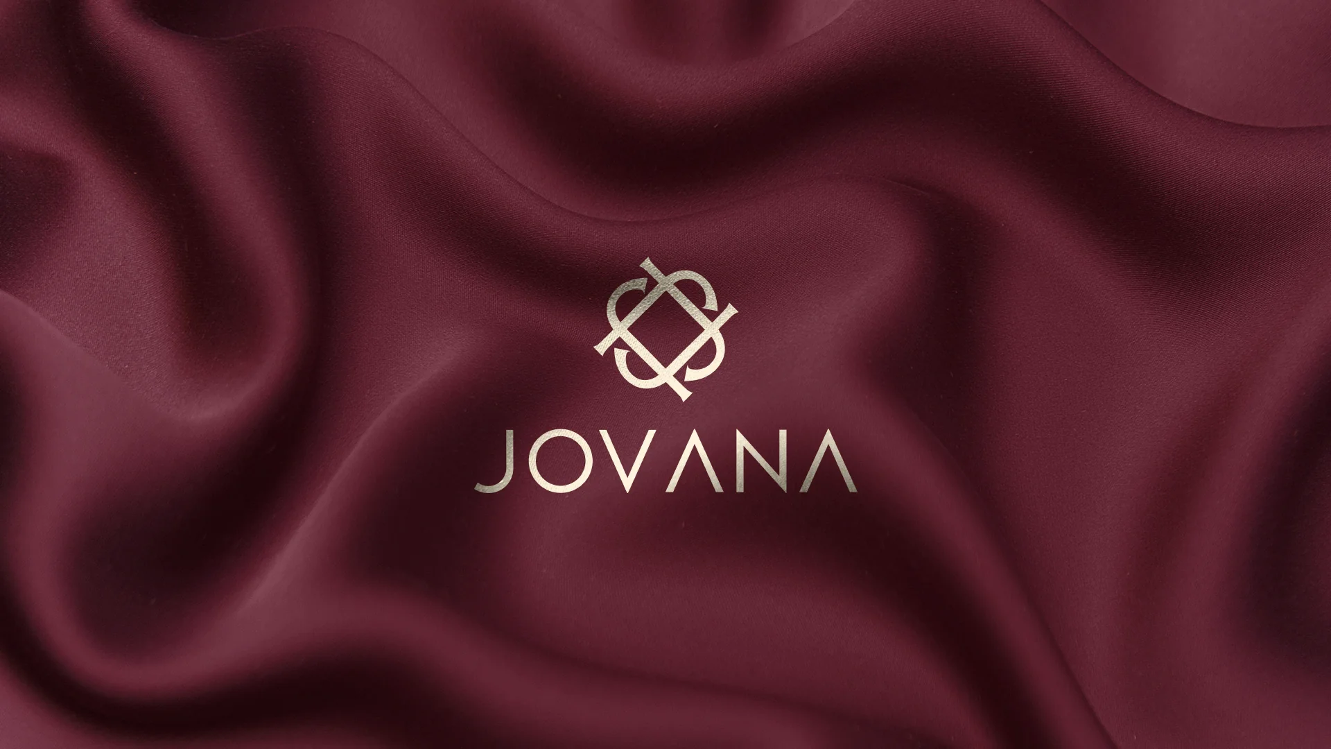 Jovana luxury fashion brand identity design